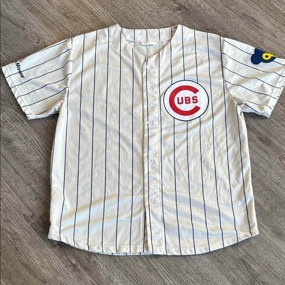 MLB Other - Vintage Chicago Cubs Pinstripe Baseball Jersey Size Large MLB